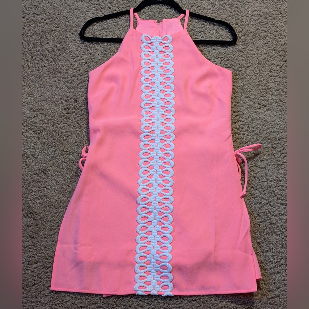 Coral Pink Lilly Pulitzer Pearl Romper NWT